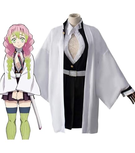 Amazon | SOSO 鬼滅の刃 甘露寺 蜜璃 コスプレ 衣装 かんろじ みつり